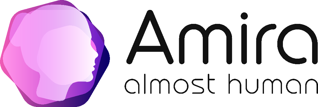 AMIRA - almost human Logo